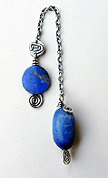 Lapis Lazuli and Sterling Silver Pendulum