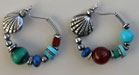 multi gemstone earrings