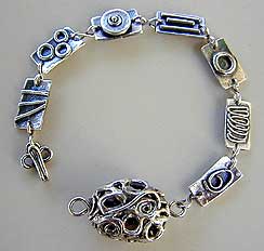 Sterling silver Pendulum Bracelet by Vicky Jousan