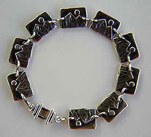 Sterling silver bracelet by Vicky Jousan